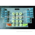 rubber keypad with carbon pill